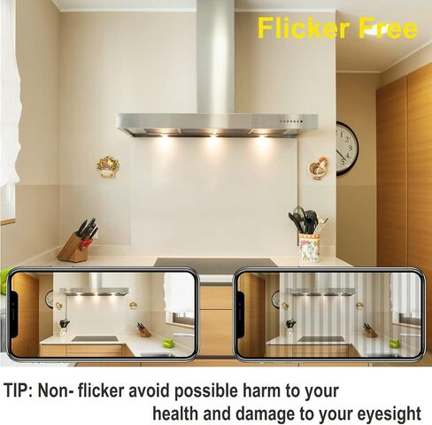 لمبة إضاءة فرن الميكروويف Eihern LED فوق جهاز الموقد E17 4W استبدال 40W ساطع للثلاجة، غطاء محرك السيارة الأبيض البارد 6000K E17 قاعدة متوسطة، لا وميض، غير قابل للتعتيم، حزمة من 2 in Saudi Arabia