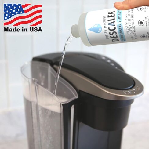 منظف ​​ومزيل الترسبات من فلاتر PureWater (6 استخدامات) - صُنع في الولايات المتحدة الأمريكية - محلول إزالة الترسبات لمصانع البيرة Keurig وNespresso وDelonghi وBreville وجميع ماكينات صنع القهوة وآلات الإسبريسو in Kuwait