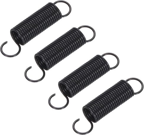 MECCANIXITY Microwave Oven Door Spring Universal Latch Spring Aluminum 7x25MM Compatible for Oven Stove Range Black 4PCS in Saudi Arabia