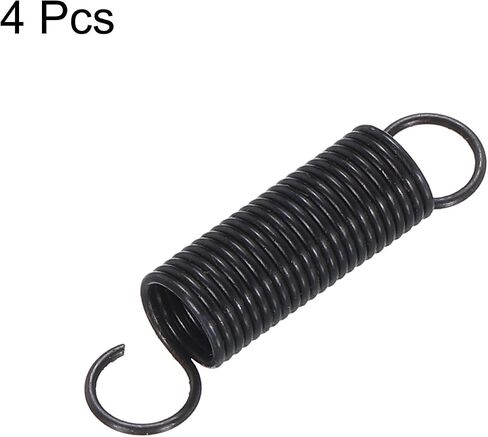 MECCANIXITY Microwave Oven Door Spring Universal Latch Spring Aluminum 7x25MM Compatible for Oven Stove Range Black 4PCS in Saudi Arabia