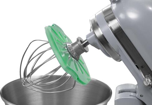 Whisk Wiper® PRO for Stand Mixers - Mix Without The Mess - The Ultimate Stand Mixer Accessory - Compatible With KitchenAid Tilt-Head Stand Mixers - 4.5qt, 5qt (Color: Clear) in Kuwait