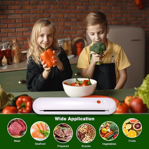 Maylmc 16 Inch Vacuum Sealer Machine Automatic Lid Opening for Kitchen, Food Vacuum Sealer Machine with Dry and Moist Universal, Vacuum Food Sealer Machine Come with 20Pcs Seal Bags Starter Kit in Saudi Arabia