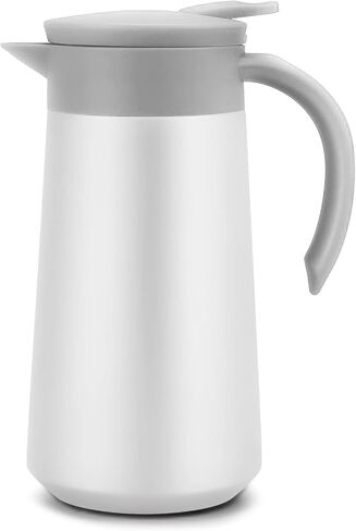 GearRoot 28oz Small Coffee Carafe Insulated Coffee Pot, Silver in Saudi Arabia
