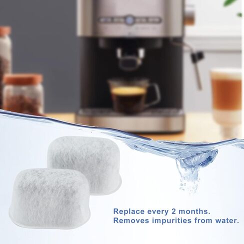 12 عبوة من خراطيش اعادة تعبئة فلتر المياه لماكينة تحضير القهوة كيوريج 1.0 و2.0، خراطيش فلتر مياه الفحم البديلة متوافقة مع جميع ماكينات تحضير القهوة كيوريج in Kuwait