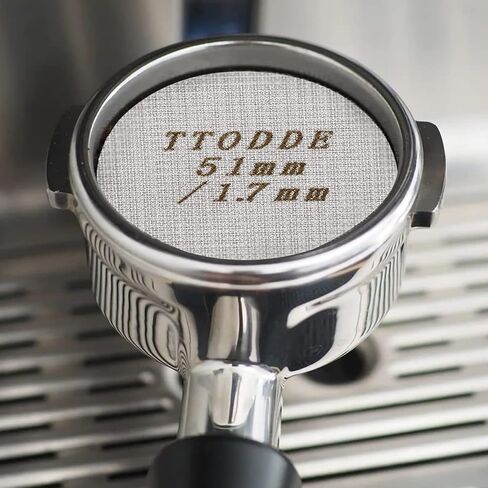 2PCS 51mm Espresso Puck Screen/Coffee Portafilter Puck Screen/Espresso Portafilter Lower Shower Screen/Reusable Contact Screen 1.7mm Thickness 150μm 316 Stainless Steel (51mm) in Saudi Arabia