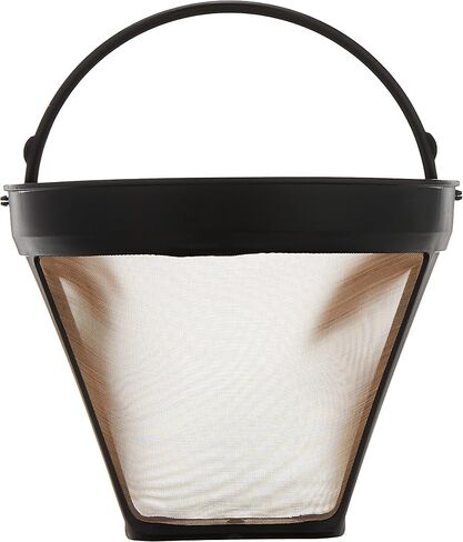 Braun Gold Tone Permanent Coffee Filter, Reusable #4 Cone Shaped, No Paper Filter Needed, Fits Coffee Makers Series 7 & Series 9, BRSC002 ,Black in Saudi Arabia