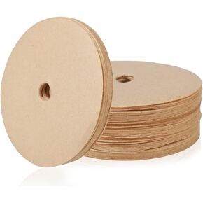 220pcs Round Coffee Filters, 3.75inch Coffee Filters Paper Unbleached Disc Coffee Filters Espresso Coffee Filter for Bozeman Percolator (Brown) in Saudi Arabia