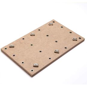 CNC MDF Spoilboard Table for 3018 CNC Router Machine, 30 x 18 x 1.2cm (11-4/5''x 7''x 1/2''), M6 Holes (6mm), Screws and Nuts Included
