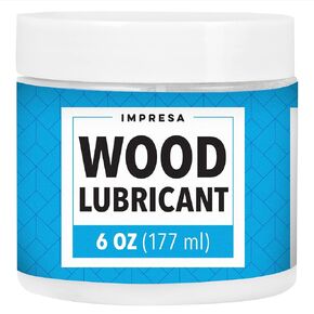 Wood Lubricant for Home DIY Projects - Multi-Purpose Semi Paste Wax for Wood - Drawer & Door Hinge Lubricant - Loosen Drawer Slide - Restore & Preserve Wooden Slide - Non Spray Lubricant - 6oz in Saudi Arabia
