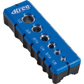 Kreg Portable Drilling Guide - 6 Hardened Drill Guides for Carpentry - Craftsman Tool Accessory in Kuwait