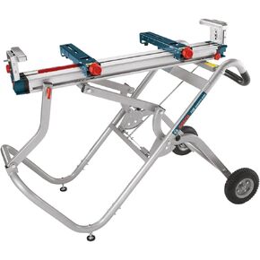 Bosch T4B Portable Gravity-Rise Miter Saw Stand with Wheels, 18' Material Capacity in Saudi Arabia
