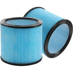 2Pack Blue Replacement Cartridge Filter Compatible with Shop-Vac Shop Vac 90304, 90350, 90333,903-04-00, 9030400,fits most 5 Gallon and above Wet/Dry Vacuum Cleaners.