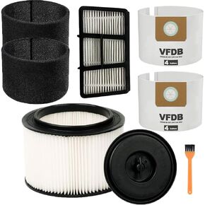 قطع غيار MZY LLC 7 PACK VF408 للمكنسة الكهربائية Vacmaster سعة 4 جالون الرطب/الجاف، مقارنة بالجزء # VF408 وVFHF in Kuwait