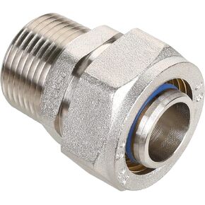 Straight Fitting for 3/4-Inch Tubing with 3/4-Inch Male NPT Thread Use with Air Piping System in Saudi Arabia