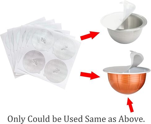 RECAPS Aluminum Foils Lids Seals Reuse Coffee Pods, 100 pcs in Kuwait