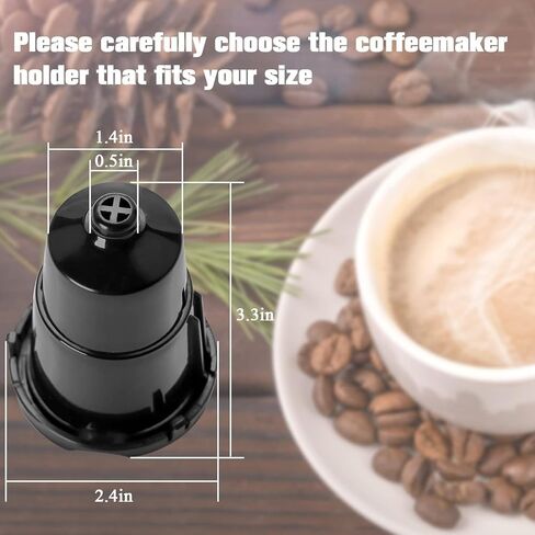 حامل قهوة كيه مع ابرة مخرج بديل لموديلات كيوريج المتوافقة مع K10 وK40 وK45 وK60 وK65 وK70 وK75 وK77 وK79 وB31 وB40 وB45 وB55 وB60 وB65 وB65 (قطعتان) in Kuwait