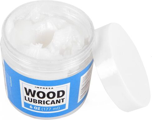 Wood Lubricant for Home DIY Projects - Multi-Purpose Semi Paste Wax for Wood - Drawer & Door Hinge Lubricant - Loosen Drawer Slide - Restore & Preserve Wooden Slide - Non Spray Lubricant - 6oz in Saudi Arabia