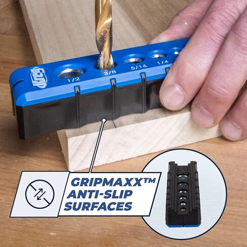 Kreg KDG-6000 Drilling Guide - Portable Drill Guide - 6 Hardened Drill Guides - Craftsman Tools - Carpentry Tools & Accessories in Saudi Arabia