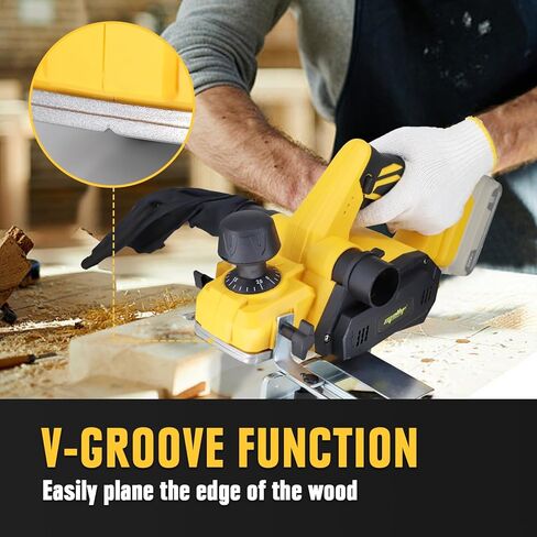 مسوي محمول لاسلكي لبطارية ديوالت 20 فولت ماكس، مسوي طاقة كهربائية بدون فرش، مسوي خشبي محمول 16000 دورة في الدقيقة 3-1/4 بوصة مع نظام مزدوج لإخراج الغبار لمنزل النجار DIY (البطارية غير متضمنة) in Kuwait