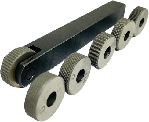 Shank 1/2" Quick Action Scissor Type Knurling Tool Holder Capacity 1/16-2.1/4" | Length: 6" | Hardened Steel Knurls in Saudi Arabia