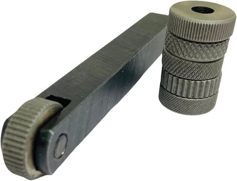 Shank 1/2" Quick Action Scissor Type Knurling Tool Holder Capacity 1/16-2.1/4" | Length: 6" | Hardened Steel Knurls in Saudi Arabia