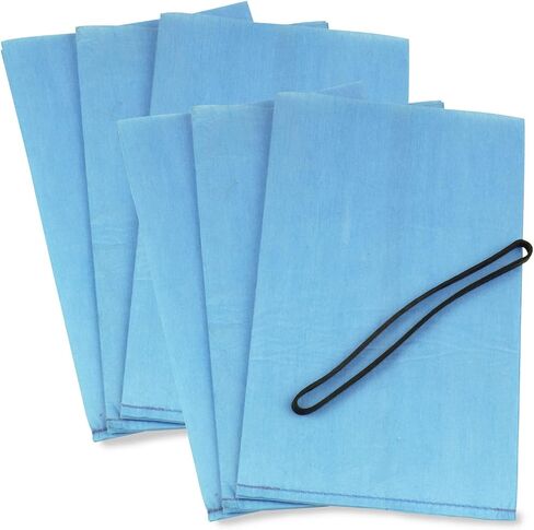 WORKSHOP Wet Dry Vacuum Bags WS01025F Shop Vacuum Bag Filter (3 أكياس مكنسة صغيرة مع حزام تمساح)، فلتر حقيبة لاختيار 2-1/2 جالون إلى 5 جالون مكنسة كهربائية in Kuwait