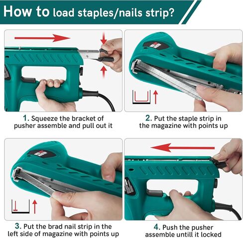 دباسة مسامير كهربائية NEU ماستر N6013 مع مقبض امان قابل للتعديل من نيو ماستر للتنجيد وتحسين المنزل in Kuwait
