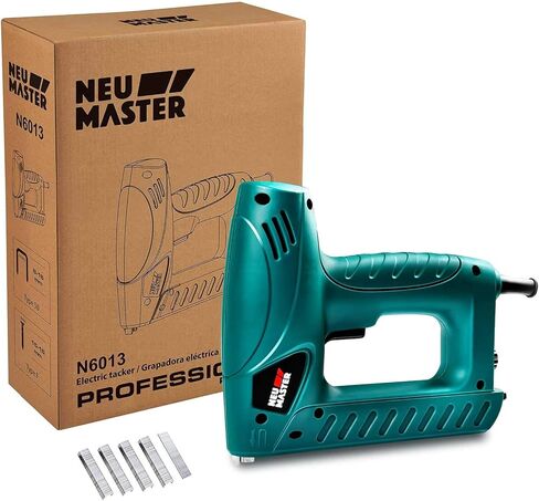 دباسة مسامير كهربائية NEU ماستر N6013 مع مقبض امان قابل للتعديل من نيو ماستر للتنجيد وتحسين المنزل in Kuwait