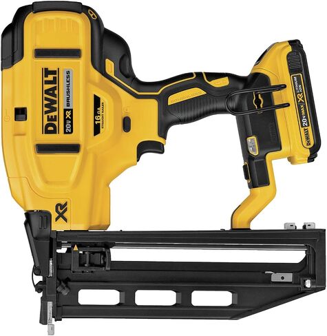 DEWALT 20V MAX* XR Finish Nailer, Cordless, Straight, 16GA (DCN662D1) in Saudi Arabia