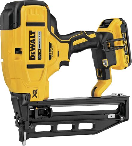DEWALT 20V MAX* XR Finish Nailer, Cordless, Straight, 16GA (DCN662D1) in Saudi Arabia