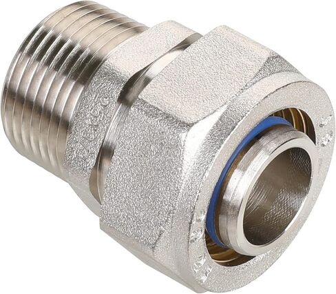 Straight Fitting for 3/4-Inch Tubing with 3/4-Inch Male NPT Thread Use with Air Piping System in Saudi Arabia