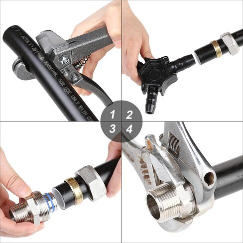 Straight Fitting for 3/4-Inch Tubing with 3/4-Inch Male NPT Thread Use with Air Piping System in Saudi Arabia