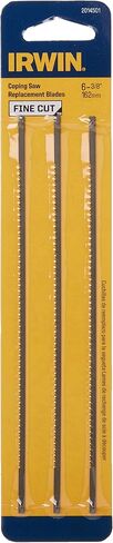 IRWIN Tools Coping Saw Blades, Fine, 3-pack (2014501), Black, 9.25 x 2 x 0.1 inches in Saudi Arabia