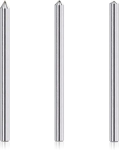 لقمة نقش ماسية، لقمة توجيه CNC مقاس 1/8 بوصة، 60/90/120 درجة، أداة طحن ونحت للحجر المعدني in Kuwait