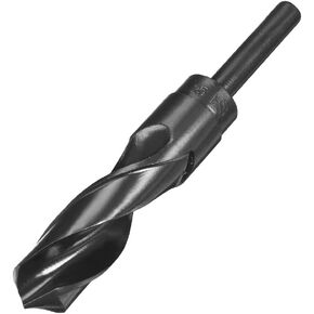 uxcell Reduced Shank Drill Bit 30mm Black Nitride Coated with 1/2 Inch Straight Shank, High Speed Steel HSS 9341 Twist Drill Bit for Stainless Steel Alloy Metal Plastic in Saudi Arabia