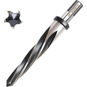 5/8" Bridge Construction Reamer Drill Bit, M2 HSS Taper Chucking Reamer for Steel Alloy Metal Wood Plastic, 1/2" Non-Slip Shank, 5-Spiral Flutes Car Reamer, to Align or Enlarge Holes, 16mm in Saudi Arabia