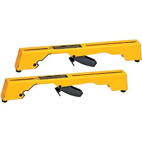 DEWALT Miter Saw Mounting Brackets, 2 Pack, 12 inch Blade Length, Retractable Clamps (DW7231),Yellow in Saudi Arabia