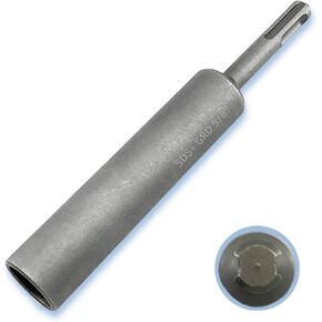 Aresmro SDS Plus محرك قضيب أرضي لقضبان التأريض 5/8 بوصة، 0.67 بوصة × 6.69 بوصة (17 × 170 مم)، ساق قطر 10 مم يناسب Bosch Dewalt Milwaukee Hilti وغيرها من مثقاب المطرقة الدوارة SDS-Plus in Kuwait