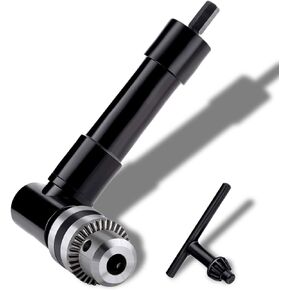 90 Degree Right Angle Drill Adapter,Extension Drilling Tool, Screwdriver Angled Bit Holder,Easy To Install,Precise Three-Jaws, Clamping Adjusted, for Screwdriver &Drill in Saudi Arabia
