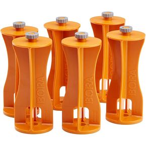 Bora Centipede 6-Piece Risers Set, Accessory for Bora Centipede Work Stands, Increase Working Height, CA0506, Orange