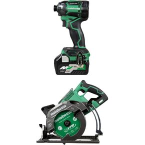 Metabo HPT 36V MultiVolt™ Cordless Triple Hammer BOLT Impact Driver Kit w/ 36V MultiVolt Cordless Reciprocating Saw (Tool Only)