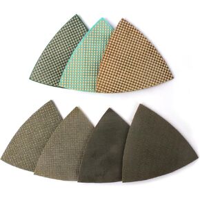 Z-Lion Diamond Triangular Sanding Pads 7 Pcs Set for Granite Marble Glass Sanding Polishing in Saudi Arabia