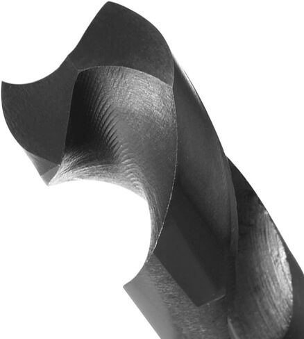 uxcell Reduced Shank Drill Bit 20.5mm Black Nitride Coated with 1/2 Inch Straight Shank, High Speed Steel HSS 9341 Twist Drill Bit for Stainless Steel Alloy Metal Plastic in Saudi Arabia