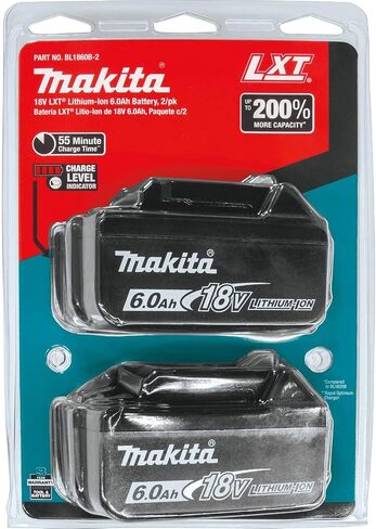 Makita BL1860B 18V LXT Lithium-Ion 6.0 Ah Battery in Saudi Arabia