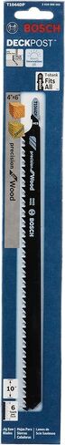 Bosch T1044DP1 10" Wood Cutting High Carbon Steel Jig Saw Blade 6T, 1ct in Saudi Arabia