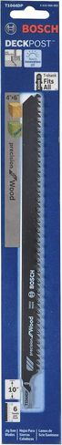 Bosch T1044DP1 10" Wood Cutting High Carbon Steel Jig Saw Blade 6T, 1ct in Saudi Arabia