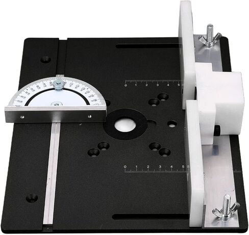 Router Lift, Aluminum Alloy Router Lift System with Stainless Steel Rod, 4 Jaw Clamping, Router Lift Base for 64 to 66mm Diameter Motors in Kuwait