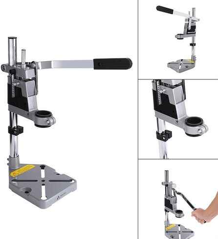 Drill Press,Drill Press Adapter for Hand Drill,Rotary Tool Holder,Arbor Press,Bench Clamp Drill Press Stand Workbench Repair Tool,Rotary Tool Drill Press Drilling Hole Station in Saudi Arabia