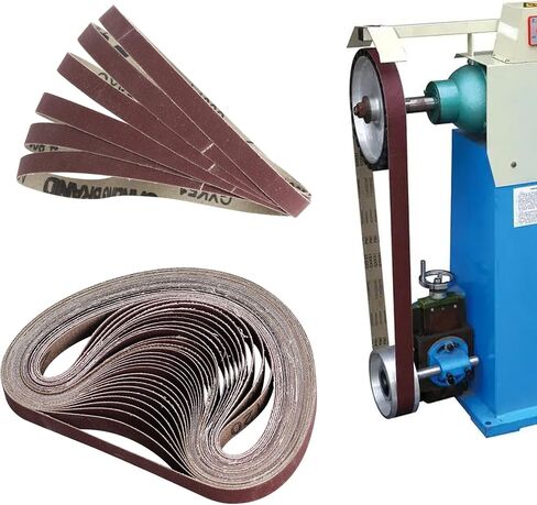 30 Pack Sanding Belts 120 240 400 600 800 1000 Grits 5PCS per size High Performance Silicon Carbide Sanding Belts (1 x 30 Inch) in Kuwait