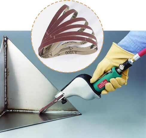 30 Pack Sanding Belts 120 240 400 600 800 1000 Grits 5PCS per size High Performance Silicon Carbide Sanding Belts (1 x 30 Inch) in Kuwait